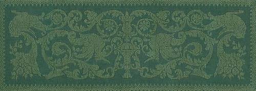 Sardinian Traditional Green Tapestry Art Print by anonymous