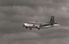 Light Plane Black White Art Print