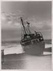 Ran Aground Ship Seashore Art Print
