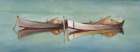 Two boats on tourquoise water Art Print
