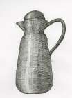 Black nd White Pitcher Still Life Print