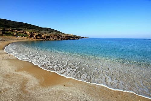 Sardinian shore and turquoise sea in the morning Art Print by Saiu Giovanni