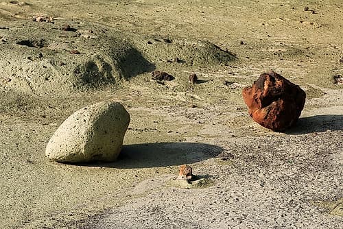 Boulder-family-bosa-sardinia-sea Art Print by Giovanni Saiu