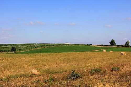 Italian-landscape-hay-bales Coastal Print