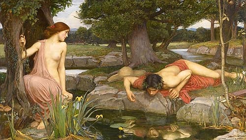 Echo And Narcissus Art Print