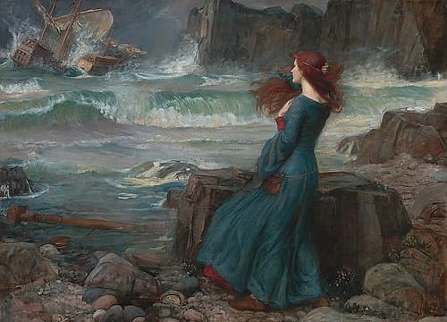 Miranda, The Tempest Art Print