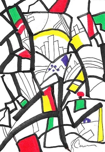 Urban Bliss Art Print