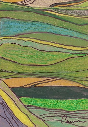 Landscape Abstract Impressionniste reproduction