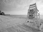 No Swimming Art Print