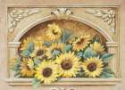 Sunflower Fresco Art Print by Unknown
