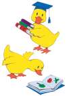 Ducks Reading Art Print by Unknown
