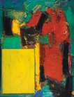 Abstract Yellow/Red Art Print by Unknown