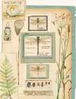 Dragonfly Collage Botanical Print