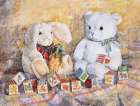Hippity And Teddy Art Print by Unknown