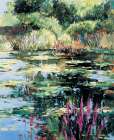 Pond of Flowers I Art Print by Unknown