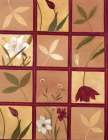 Windowpane of Flowers Art Print by Unknown