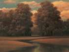 Hazy Meadow II Art Print by Unknown