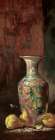 Oriental Vase Panel II Art Print by Unknown