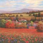 Poppy Pastures II Art Print by Unknown