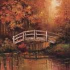 Wooden Bridge Art Print by Unknown
