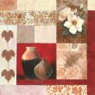Vase Collage II Art Print by Unknown
