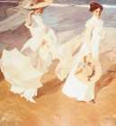 Two Victorian Women Art Print by Unknown