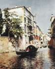 venetian Gondola Art Print by Unknown