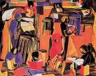 Reading Art Print by Unknown