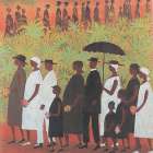 Black Procession Art Print by Unknown