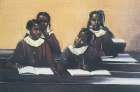 School Girls Art Print by Unknown
