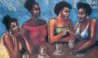 Girl Talk Art Print by Unknown