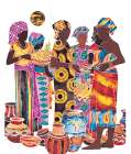 Women and Jars Art Print by Unknown