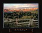 Cimmaron Range Sunset Art Print