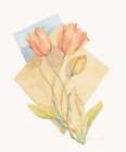 Tulip Pastel Collage I Art Print by Unknown