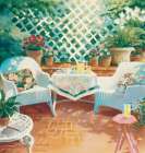 Patio II Art Print by Unknown