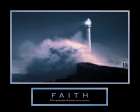Faith - Lighthouse Art Print by Unknown