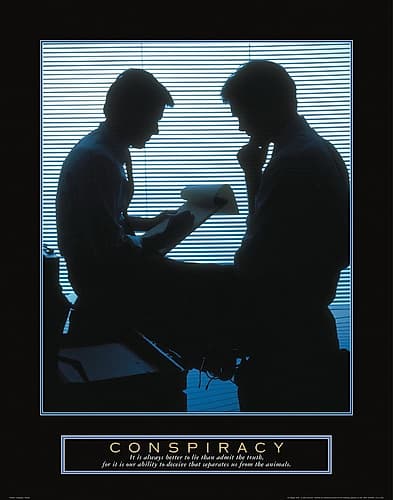 Conspiracy - Office Art Print by Frontline