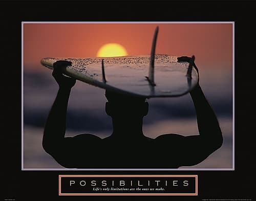 Possibilities - Surfer Games and Sports Print