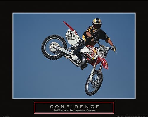 Confidence - Motocross Games and Sports Print