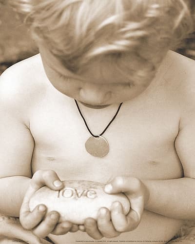 Love - Little Boy Art Print by Frontline