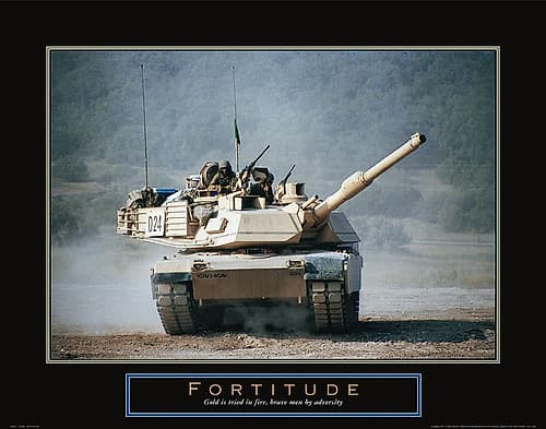 Fortitude - Tank Art Print by Frontline