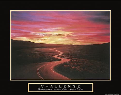 Challenge - Winding Road Art Print by Frontline