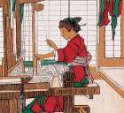 Loom in Japan Art Print by Unknown