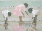 Clam Digging Art Print by Unknown