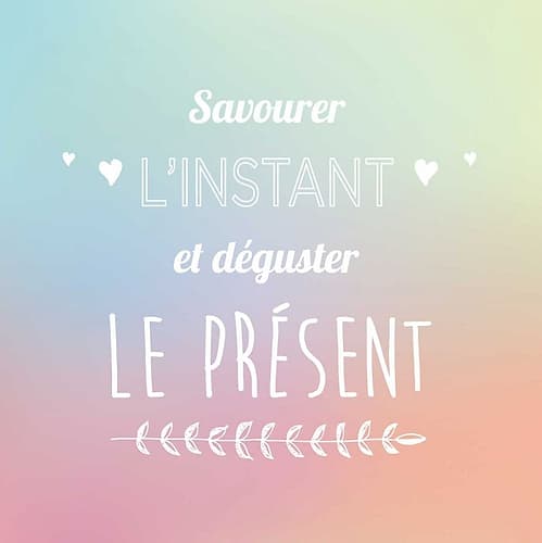 Savourer linstant et déguster le présent Art Print by BRAUN Studio