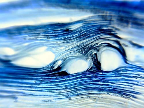 Blue Knots II Art Print