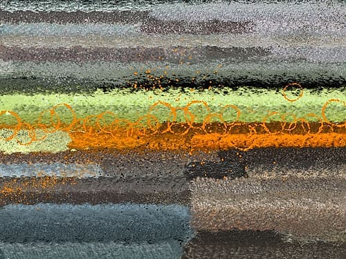 Paint Stripes I Art Print by Grayscale