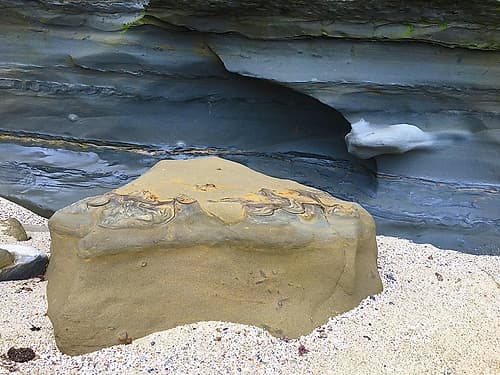 Beach Rocks I Art Print by Grayscale