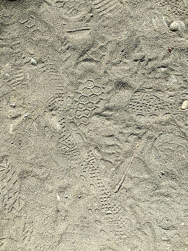 Sand Prints I Art Print by Grayscale