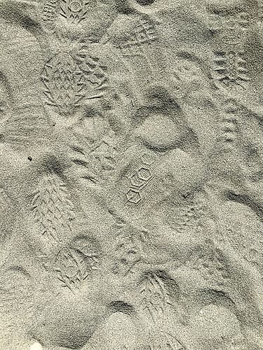 Sand Prints II Art Print by Grayscale